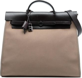 Herm&egrave;s Pre-owned Hermes Toile Herbag Zip 39 Ladies [N]