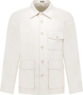 Autore Giacca Fiennes - Heren - Zomerjassen - Beige - L - Polyester - Jassen
