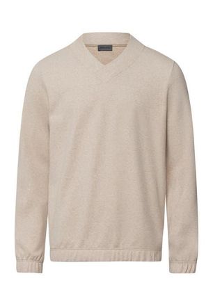 Hanro Cozy Living Organic Cotton Soft Jersey Pullover in Camel Melange at Nordstrom, Size Xx-Large