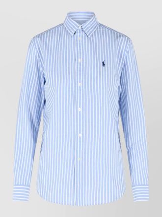 Polo Ralph Lauren striped cotton and linen shirt