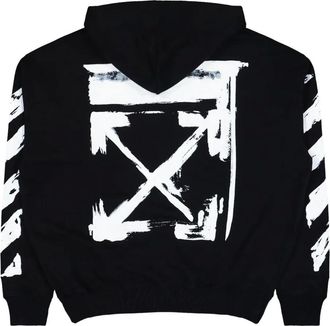Off-white Felpa con stampa - Nero