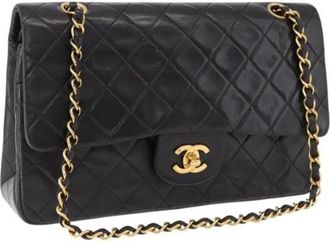 Chanel Pre-owned Vintage Schoudertas - Dames - Vintage Schoudertas - Zwart - ONE Size - Leer - Vintage