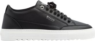 Mason Garments Schoenen, unisex, Zwart, 39 EU, Leer, Tia Sneakers