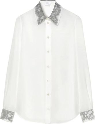 Alexander McQueen Mujer, Blusas y Camisas, Blanco, Talla: M