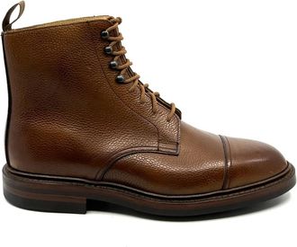 Crockett & Jones Coniston Boot - Heren - Veterlaarzen - Bruin - 40 1/2 EU - Leer - Schoenen