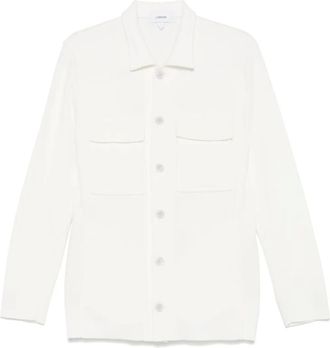Lardini Giacca-camicia in cotone - Bianco