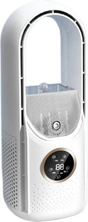 OEM Ventilador De Escritorio Sin Aspas De 6 Velocidades, Ventilador De Refrigeraci&oacute;n Sin Ventilador Para Oficina, Port&aacute;til, Silencioso, Humidificador, Air