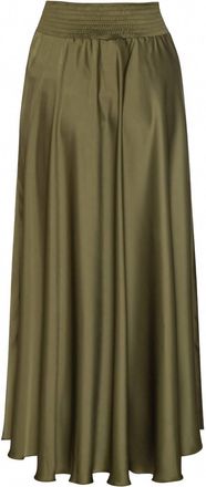 Karmamia Womens Savannah Skirt In Semi Rich Olive