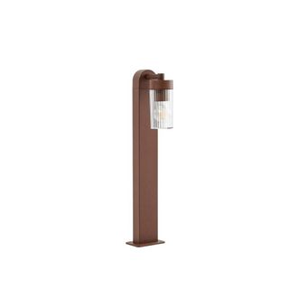 Lindby L&aacute;mpara para exterior de aluminio marr&oacute;n