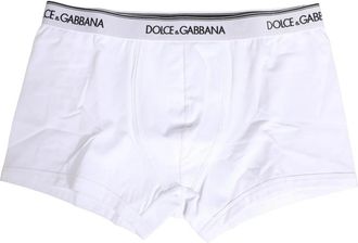 Dolce & Gabbana Regular Boxer - Heren - Onderbroek - Wit - S - Katoen - Ondergoed