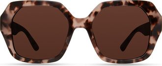 Derek Lam Neptune Sunglasses in Blush Tortoise at Nordstrom