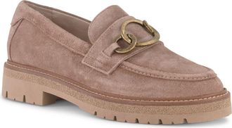 Naot Fremont Platform Loafer in Almond Suede at Nordstrom, Size 10Us