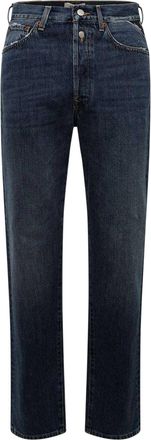 Replay Rechte katoenen jeans voor dames (Blauw)