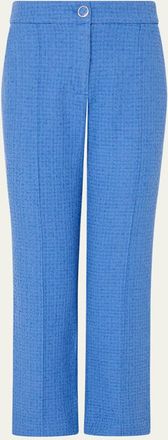 Milly Betsy Cropped Boucle Pants