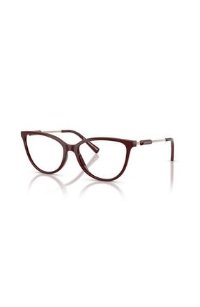 A|X Armani Exchange 54mm Cat Eye optical glasses in Red at Nordstrom