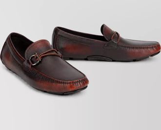 Ferragamo leather loafers