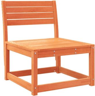 vidaXL Sof&aacute; De Jard&iacute;n Madera Maciza De Pino Marr&oacute;n Cera Vidaxl