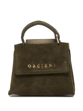 Orciani mini Sveva tote bag - women - Suede - One Size - Green