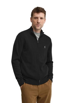 Polo Club Mens Full Zip Cardigan PULLOVER13 - Black - Size X-Large
