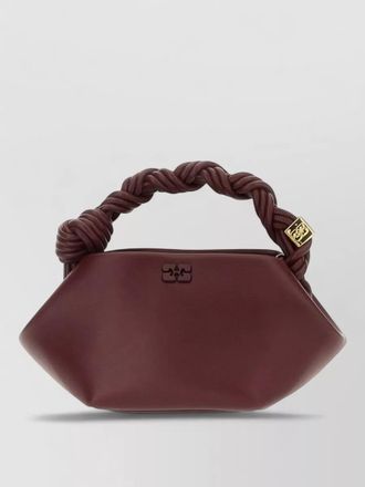 Ganni bou mini leather shoulder bag