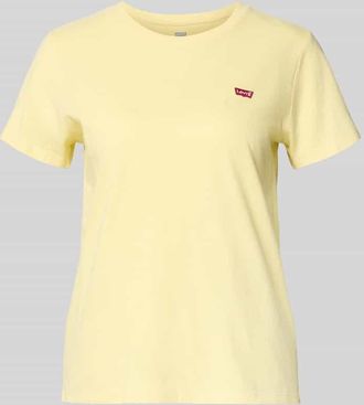 Levi's Regular Fit T-Shirt aus reiner Baumwolle in Pastellgelb, Gr&ouml;&szlig;e XS