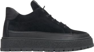 Estro & Luminara Hoge Winter Sneakers - Heren - Sneakers - Zwart - 40 EU - Leer - Schoenen