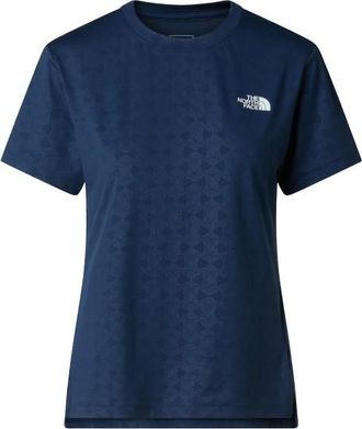 The North Face Flex Geo Embossed Short Sleeve Tee Funktionsshirt f&uuml;r Damen | blau