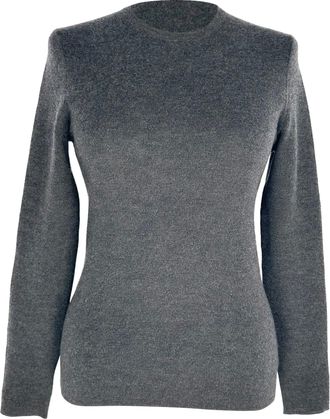 Michael Kors Crewneck Knitted Sweater in Grey Cashmere