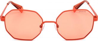 Polaroid Womens PLD6067S-2M5HE PLD6067S 53 2M5HE Sunglasses - Red - One Size