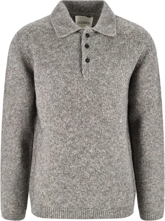 Closed Grey Wool-Blend Knit Sweater