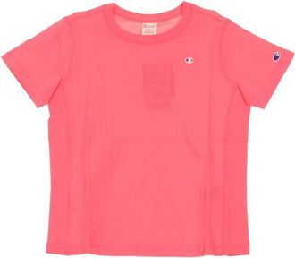 Champion T-shirt met ronde hals - Dames - Sportshirts - Roze - L - Fitness