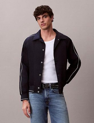 Calvin Klein Sporty Nylon Bomber Jacket