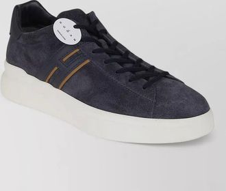 Hogan h580 leather sneakers elongated h profile