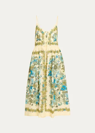 Alemais Sophia Floral Midi Dress