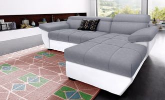 Cotta Ecksofa »Speedway L-Form« mit Kopfteilverstellung, wahlweise mit Bettfunktion & Bettkasten