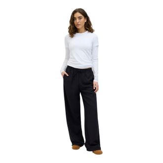 Jack & Jones Lia-broek met relaxte pasvorm voor dames (Zwart)