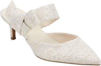 Bandolino Millie Kitten Heel Pump in Natural at Nordstrom, Size 7.5