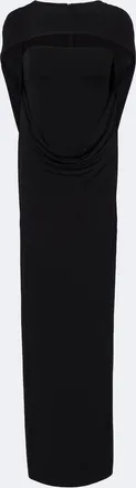 Sportmax Draped jersey maxi dress