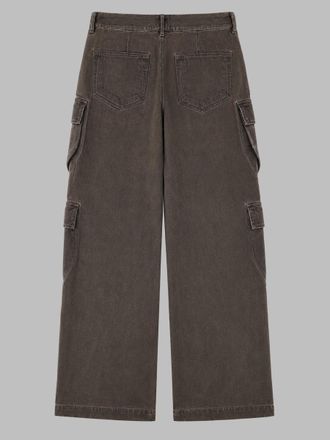 Rick Owens Multi-Pocket Cotton Denim Cargo Jeans - Brown