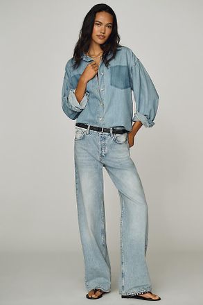 AG - Adriano Goldschmied AG Billie Mid-Rise Straight-Leg Jeans