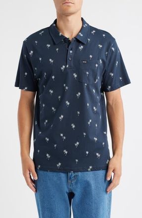 Rip Curl Fun Times Cotton Polo in Navy at Nordstrom, Size Xx-Large
