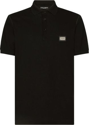 Dolce & Gabbana Cotton Piqu&eacute; Polo-shirt With Branded Tag
