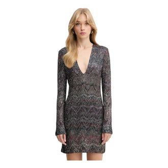 Missoni Vestido Mini Ajustado de Lentejuelas - Dresses - Mujer - Multicolor - S