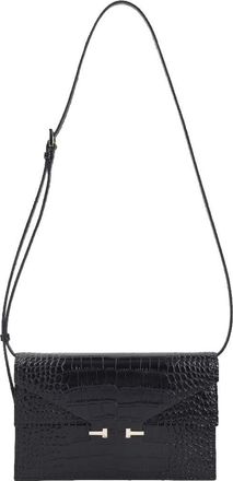 Tom Ford Black Textured Small Crossbody Bag