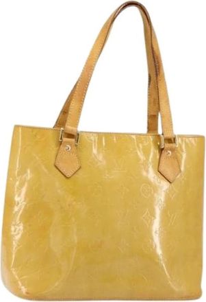 Louis Vuitton Pre-owned Tote Bag - Dames - Vintage Shopper - Beige - ONE Size - Leer - Vintage