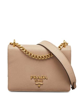 Prada leather chain bag - Toni neutri