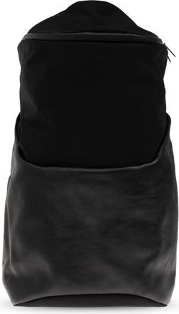 Yohji Yamamoto Gb/Lea/Ny-A Top Drape Rugzak - Heren - Rugzakken - Zwart - ONE Size - Wol - Tassen