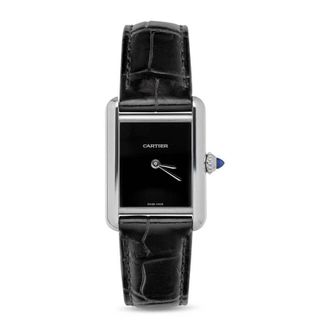 Cartier Pre-owned Cartier Tank Black Dial Ladies Watch WSTA0071