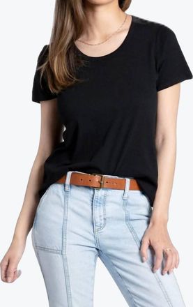 Thread & Supply Classic Short Sleeve Tee In Black