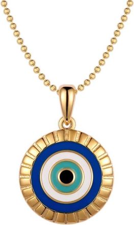 Mantra Evil Eye - I Am Supported And Protected necklace in Gold at Nordstrom